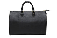 Load image into Gallery viewer, 極美品 LOUIS VUITTON ルイヴィトン スピーディ35 ハンドバッグ M42992 エピレザー ブラック ゴールド金具 中古 4b008342
