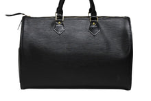 Load image into Gallery viewer, 極美品 LOUIS VUITTON ルイヴィトン スピーディ35 ハンドバッグ M42992 エピレザー ブラック ゴールド金具 中古 4b008342