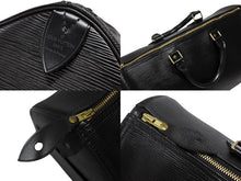 Load image into Gallery viewer, 極美品 LOUIS VUITTON ルイヴィトン スピーディ35 ハンドバッグ M42992 エピレザー ブラック ゴールド金具 中古 4b008342