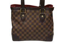 Load image into Gallery viewer, 極美品 LOUIS VUITTON ルイヴィトン ダミエ ハムステッドPM ハンドバッグ ブラウン N51205 ロゴ ゴールド金具 中古 4b008350