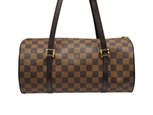Load image into Gallery viewer, 極美品 LOUIS VUITTON ルイヴィトン ハンドバッグ パピヨン30 ダミエキャンバス N51303 ブラウン ゴールド金具 中古 4b008351