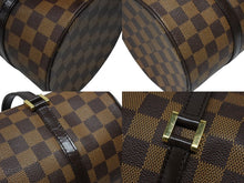 Load image into Gallery viewer, 極美品 LOUIS VUITTON ルイヴィトン ハンドバッグ パピヨン30 ダミエキャンバス N51303 ブラウン ゴールド金具 中古 4b008351