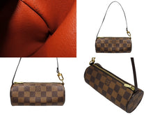 Load image into Gallery viewer, 極美品 LOUIS VUITTON ルイヴィトン ハンドバッグ パピヨン30 ダミエキャンバス N51303 ブラウン ゴールド金具 中古 4b008351