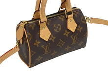 画像をギャラリービューアに読み込む, 極美品 LOUIS VUITTON ルイヴィトン ナノスピーディ ハンドバッグ 2WAYバッグ M81085 モノグラム 中古 4b008353