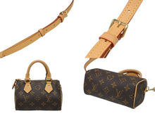 画像をギャラリービューアに読み込む, 極美品 LOUIS VUITTON ルイヴィトン ナノスピーディ ハンドバッグ 2WAYバッグ M81085 モノグラム 中古 4b008353