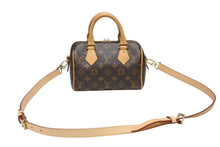 Load image into Gallery viewer, LOUIS VUITTON ルイヴィトン ハンドバッグ M46234 スピーディバンドリエール 20 ブラウン モノグラム 美品 中古 4b008354
