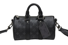 Load image into Gallery viewer, 新品同様 LOUIS VUITTON ルイヴィトン キーポル バンドリエール25 ショルダーバッグ ハンドバッグ モノグラムリバース M46271 中古 4b008356
