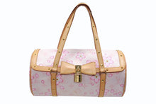 Load image into Gallery viewer, LOUIS VUUITTON ルイヴィトン 村上隆 ハンドバッグ モノグラム チェリーブロッサム パピヨン M92010 ピンク 美品 中古 4b008358