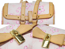 Load image into Gallery viewer, LOUIS VUUITTON ルイヴィトン 村上隆 ハンドバッグ モノグラム チェリーブロッサム パピヨン M92010 ピンク 美品 中古 4b008358