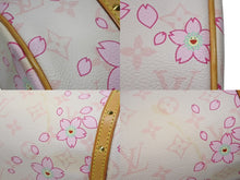 Load image into Gallery viewer, LOUIS VUUITTON ルイヴィトン 村上隆 ハンドバッグ モノグラム チェリーブロッサム パピヨン M92010 ピンク 美品 中古 4b008358