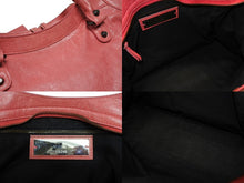 画像をギャラリービューアに読み込む, BALENCIAGA バレンシアガ ハンドバッグ 173084 ザジャイアントシティ ピンク レザー 付属ミラーあり 美品 中古 4b008359