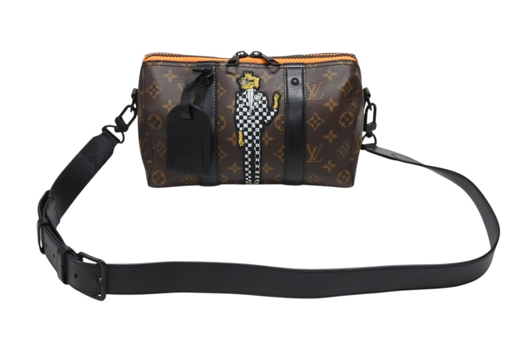 極美品 LOUIS VUITTON ルイヴィトン LVフレンズ シティ キーポル ヴァージルアブロー ショルダーバッグ M45652 中古 4b008364