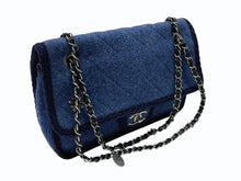 画像をギャラリービューアに読み込む, 極美品 CHANEL シャネル デカマトラッセ30 Sフラップ Wチェーンショルダーバッグ A92928 メティエダールコレクション ウール 中古 4b008366