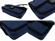 画像をギャラリービューアに読み込む, 極美品 CHANEL シャネル デカマトラッセ30 Sフラップ Wチェーンショルダーバッグ A92928 メティエダールコレクション ウール 中古 4b008366