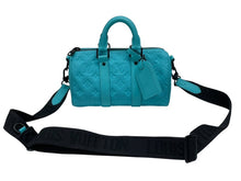 Load image into Gallery viewer, 極美品 LOUIS VUITTON ルイヴィトン ハンドバッグ バンドリエール25 M11996 モノグラム トリヨン レザー ブルー 中古 4b008369