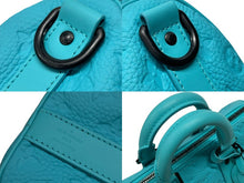 Load image into Gallery viewer, 極美品 LOUIS VUITTON ルイヴィトン ハンドバッグ バンドリエール25 M11996 モノグラム トリヨン レザー ブルー 中古 4b008369