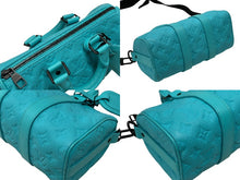 Load image into Gallery viewer, 極美品 LOUIS VUITTON ルイヴィトン ハンドバッグ バンドリエール25 M11996 モノグラム トリヨン レザー ブルー 中古 4b008369