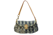 画像をギャラリービューアに読み込む, LOUIS VUITTON ルイヴィトン ミニプリーティ レイエ ショルダーバッグ M95333 モノグラムデニム ブルー 美品 中古 4b008373