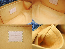 画像をギャラリービューアに読み込む, LOUIS VUITTON ルイヴィトン ミニプリーティ レイエ ショルダーバッグ M95333 モノグラムデニム ブルー 美品 中古 4b008373