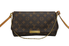 Load image into Gallery viewer, 極美品 LOUIS VUITTON ルイヴィトン モノグラム フェイボリットPM ショルダーバッグ M40717 ブラウン ゴールド金具 中古 4b008377