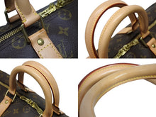 画像をギャラリービューアに読み込む, 極美品 LOUIS VUITTON ルイヴィトン モノグラム キーポル45 ボストンバッグ M41428 PVC ヌメ革 ブラウン ゴールド金具 中古 4b008379