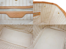 Load image into Gallery viewer, LOUIS VUITTON ルイ ヴィトン トートバッグ ネヴァーフルPM N51110 ダミエ アズール キャンバス ホワイト 美品 中古 4b008383