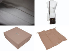 画像をギャラリービューアに読み込む, 極美品 MIUMIU ミュウミュウ ナッパレザー ポーチ ショルダーバッグ ブラウン レザー 5NR461 ゴールド金具 中古 4b008384