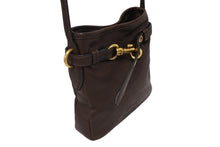 画像をギャラリービューアに読み込む, 極美品 MIUMIU ミュウミュウ ナッパレザー ポーチ ショルダーバッグ ブラウン レザー 5NR461 ゴールド金具 中古 4b008384