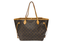 画像をギャラリービューアに読み込む, LOUIS VUITTON ルイヴィトン トートバッグ モノグラム M40156 ネヴァーフルMM 廃盤 ブラウン PVCコーティングキャンバス 美品 中古 4b008385