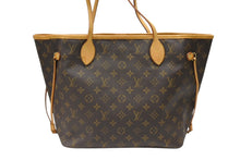画像をギャラリービューアに読み込む, LOUIS VUITTON ルイヴィトン トートバッグ モノグラム M40156 ネヴァーフルMM 廃盤 ブラウン PVCコーティングキャンバス 美品 中古 4b008385