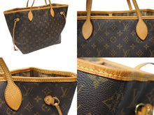 画像をギャラリービューアに読み込む, LOUIS VUITTON ルイヴィトン トートバッグ モノグラム M40156 ネヴァーフルMM 廃盤 ブラウン PVCコーティングキャンバス 美品 中古 4b008385