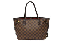 画像をギャラリービューアに読み込む, 極美品 LOUIS VUITTON ルイ ヴィトン トートバッグ 新型 ネヴァーフルPM N41359 ダミエエベヌキャンバス ブラウン 中古 4b008386