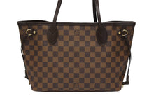 画像をギャラリービューアに読み込む, 極美品 LOUIS VUITTON ルイ ヴィトン トートバッグ 新型 ネヴァーフルPM N41359 ダミエエベヌキャンバス ブラウン 中古 4b008386