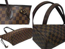 画像をギャラリービューアに読み込む, 極美品 LOUIS VUITTON ルイ ヴィトン トートバッグ 新型 ネヴァーフルPM N41359 ダミエエベヌキャンバス ブラウン 中古 4b008386