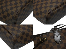 画像をギャラリービューアに読み込む, 極美品 LOUIS VUITTON ルイ ヴィトン トートバッグ 新型 ネヴァーフルPM N41359 ダミエエベヌキャンバス ブラウン 中古 4b008386