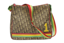Load image into Gallery viewer, Christian Dior クリスチャンディオール メッセンジャーバッグ ショルダーバッグ 02RU 0064 ラスタカラー ガリアーノ期 良品 中古 4b008387
