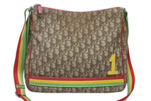 Load image into Gallery viewer, Christian Dior クリスチャンディオール メッセンジャーバッグ ショルダーバッグ 02RU 0064 ラスタカラー ガリアーノ期 良品 中古 4b008387