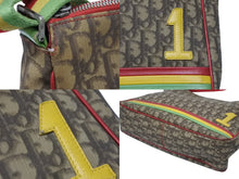 Load image into Gallery viewer, Christian Dior クリスチャンディオール メッセンジャーバッグ ショルダーバッグ 02RU 0064 ラスタカラー ガリアーノ期 良品 中古 4b008387