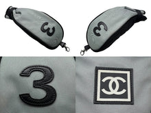 画像をギャラリービューアに読み込む, 極美品 CHANEL シャネル スポーツライン ゴルフクラブヘッドカバー 3 8番台ココマーク ナイロン ブラック 中古 4b008242