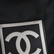 画像をギャラリービューアに読み込む, CHANEL シャネル スポーツライン ゴルフバッグ 8番台 グリーン ブラック シルバー金具 ナイロン 美品 中古 4b008395