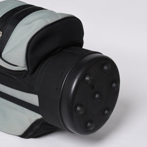CHANEL CHANEL Sports Line Golf Bag No. 8 Green Black Silver Hardware Nylon Good Condition Used 4b008395