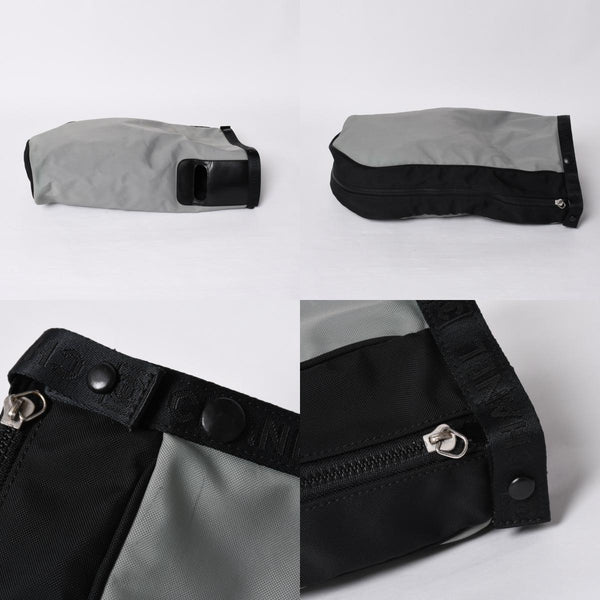 CHANEL CHANEL Sports Line Golf Bag No. 8 Green Black Silver Hardware Nylon Good Condition Used 4b008395