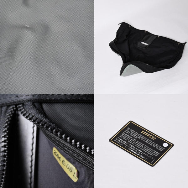 CHANEL CHANEL Sports Line Golf Bag No. 8 Green Black Silver Hardware Nylon Good Condition Used 4b008395