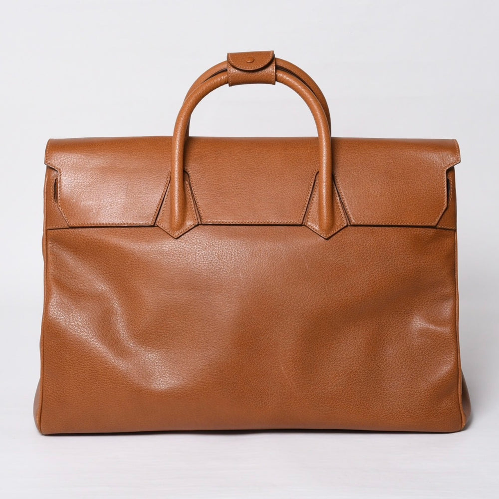 GUCCI グッチ ボストンバッグ ハンドバッグ 01258331210 イタリア製 レザー ブラウン ゴールド金具 美品 中古 4b014140