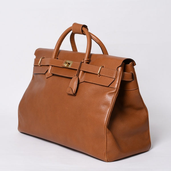 GUCCI グッチ ボストンバッグ ハンドバッグ 01258331210 イタリア製 レザー ブラウン ゴールド金具 美品 中古 4b014140