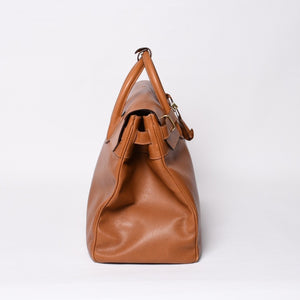 GUCCI グッチ ボストンバッグ ハンドバッグ 01258331210 イタリア製 レザー ブラウン ゴールド金具 美品 中古 4b014140