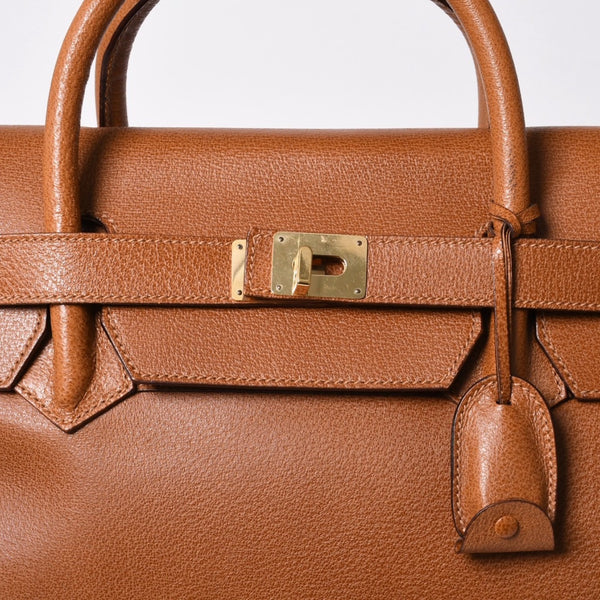 GUCCI グッチ ボストンバッグ ハンドバッグ 01258331210 イタリア製 レザー ブラウン ゴールド金具 美品 中古 4b014140