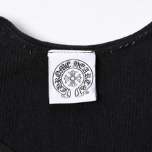 画像をギャラリービューアに読み込む, CHROME HEARTS クロムハーツ タンクトップ ノースリーブ サイズS FOTI フォティ プリント ブラック 美品 中古 4b014179