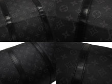 画像をギャラリービューアに読み込む, LOUIS VUITTON ルイヴィトン ボストン キーポルバンドリエール45 ダミエグラフィット M40605 ブラック シルバー金具 美品 中古 4b008396