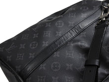 画像をギャラリービューアに読み込む, LOUIS VUITTON ルイヴィトン ボストン キーポルバンドリエール45 ダミエグラフィット M40605 ブラック シルバー金具 美品 中古 4b008396